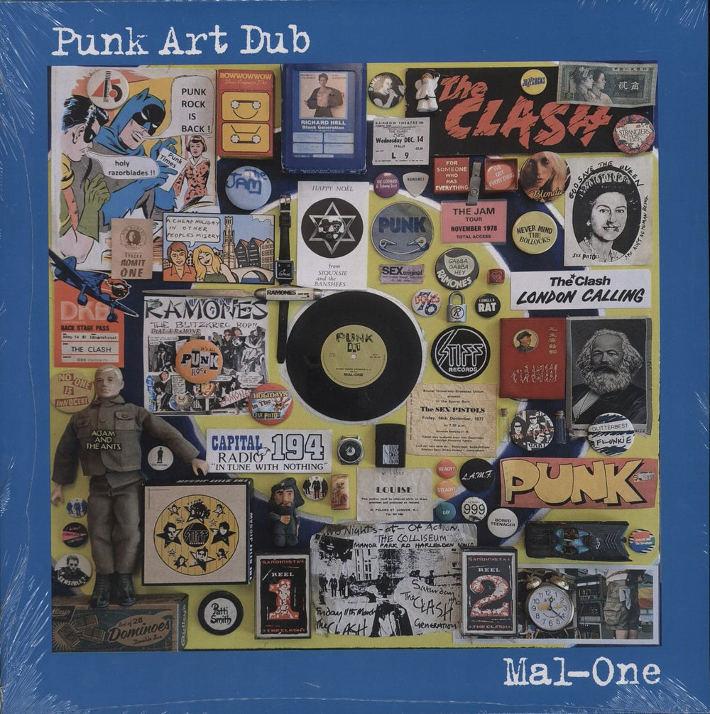 MAL-ONE Punk Art Dub UK vinyl LP album (LP record) MAL-ONELP006