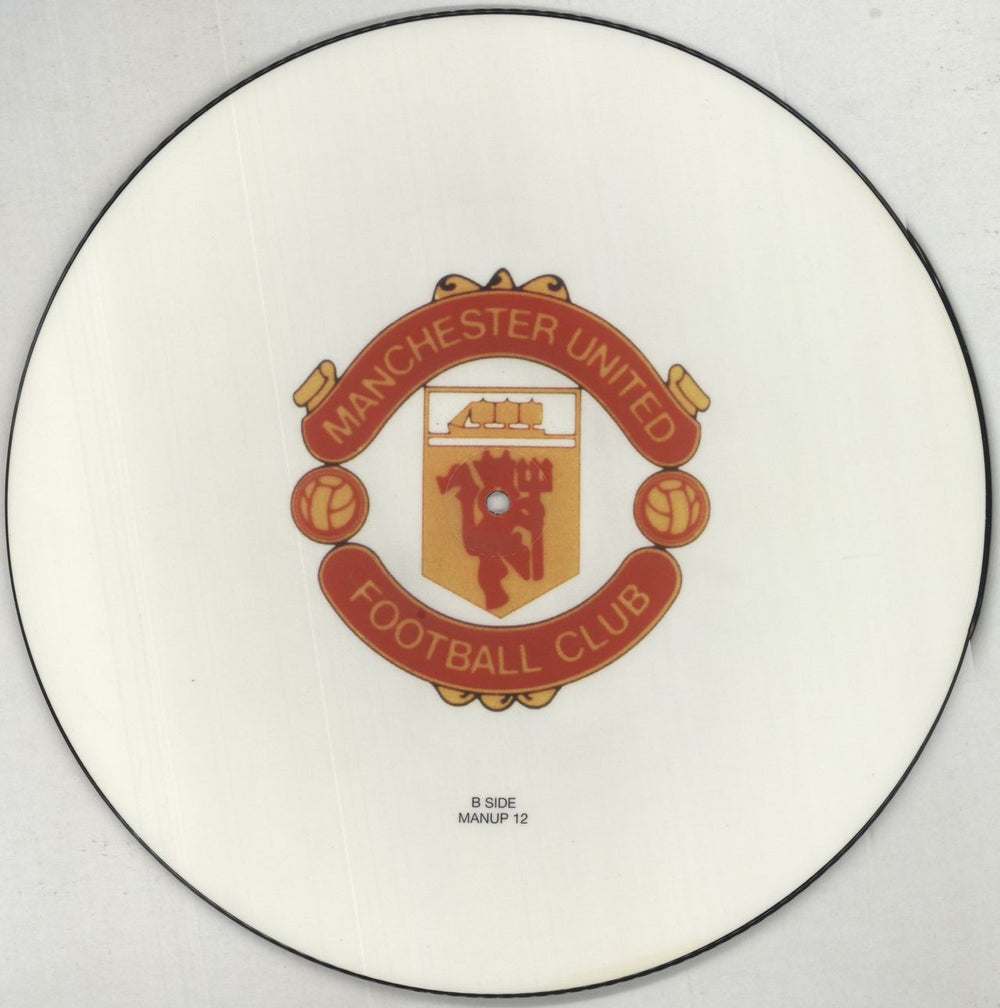 Manchester United FC Come On You Reds UK 12" vinyl picture disc (12 inch picture record) 042286223315