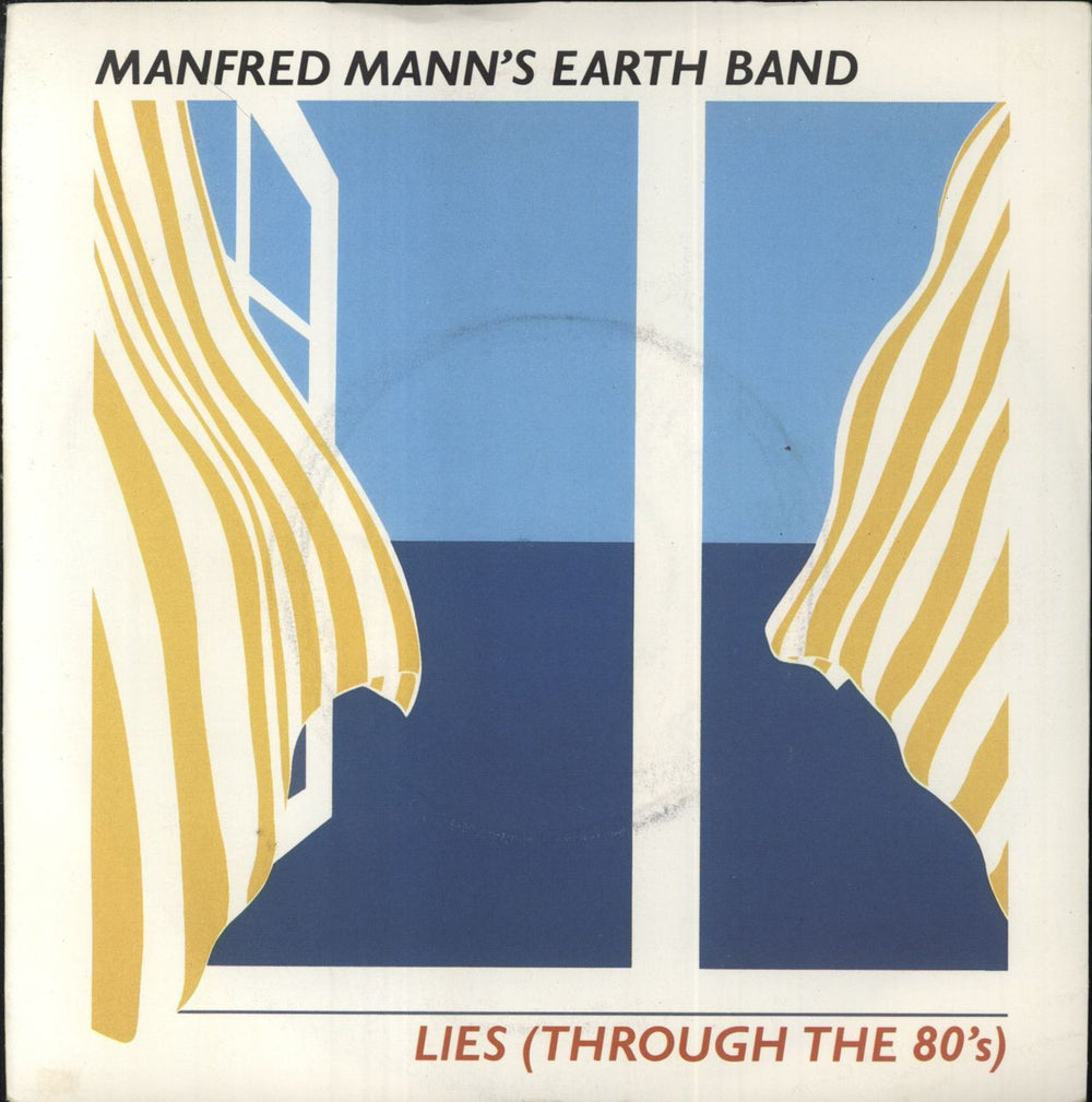 Manfred Mann's Earth Band Lies (Through The 80's) UK 7" vinyl single (7 inch record / 45) BRO103