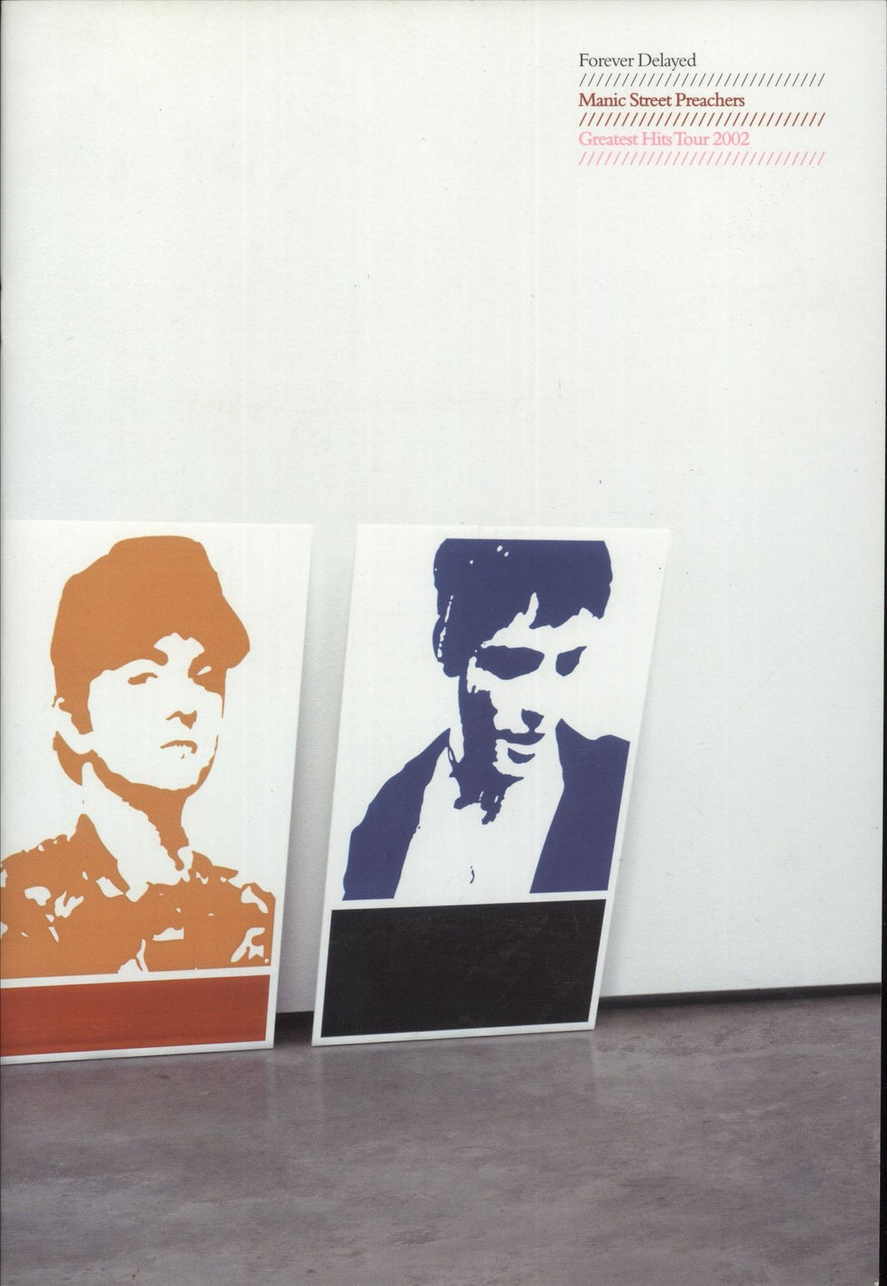 Manic Street Preachers Forever Delayed: Greatest Hits Tour 2002 UK tour programme TOUR PROGRAMME