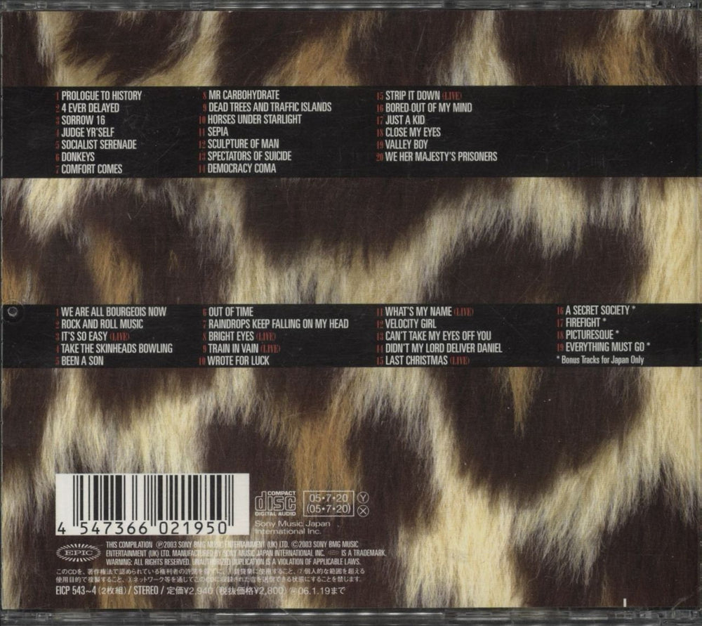 Manic Street Preachers Lipstick Traces: A Secret History Japanese 2 CD album set (Double CD) 4547366021950