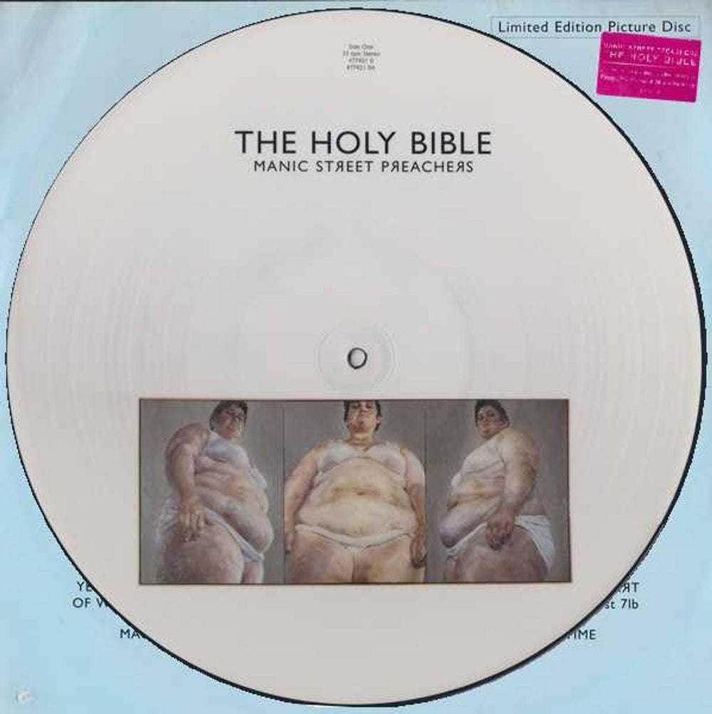 Manic Street Preachers The Holy Bible UK picture disc LP (vinyl picture disc album) 4774210