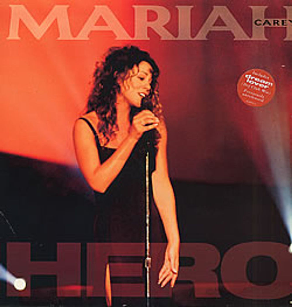 Mariah Carey Hero UK 12" vinyl single (12 inch record / Maxi-single) 659812-6