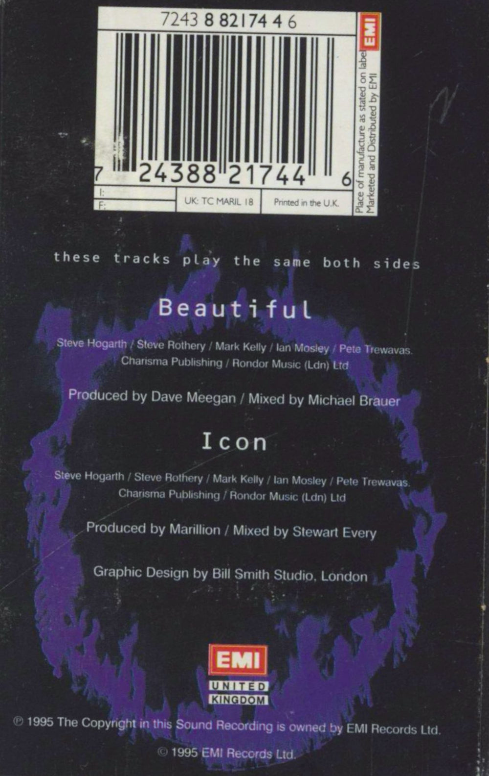 Marillion Beautiful UK cassette single 724388217446