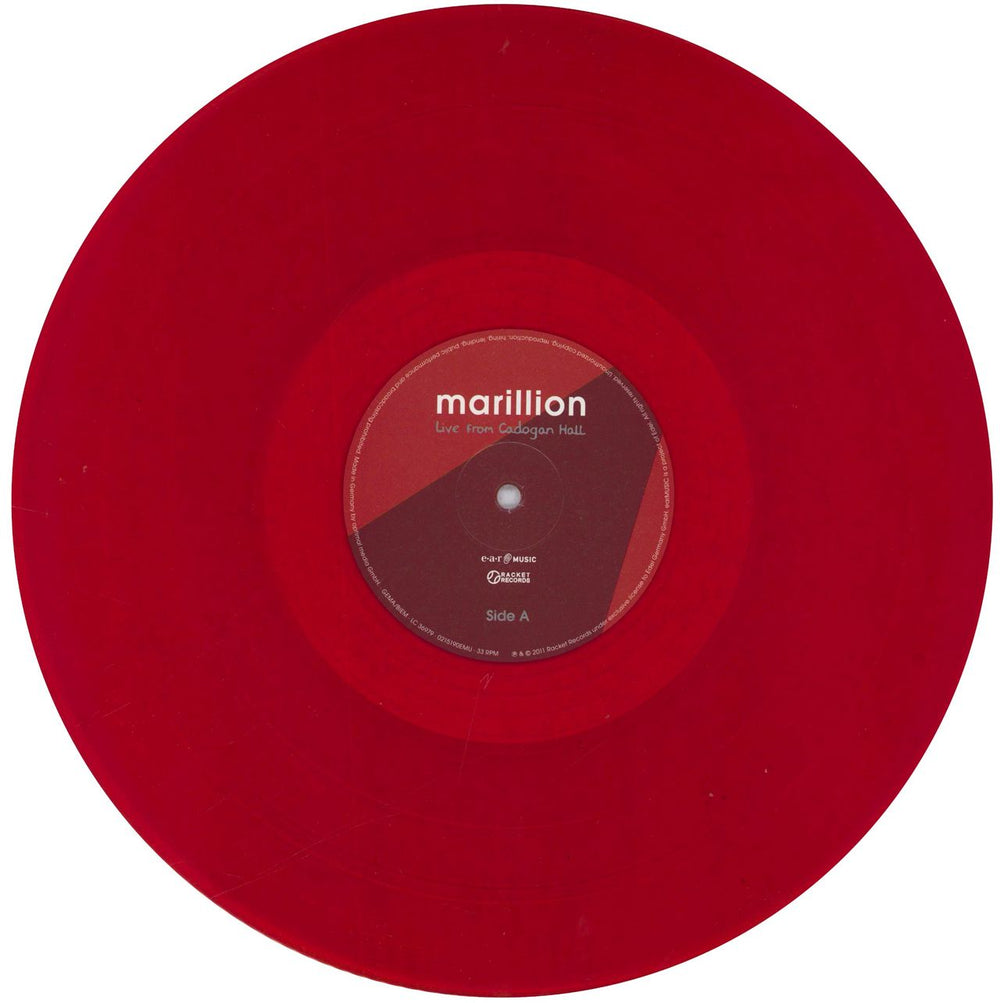 Marillion Live From Cadogan Hall - NAD2020 - Red Vinyl UK 4-LP vinyl album record set MAR4LLI839162