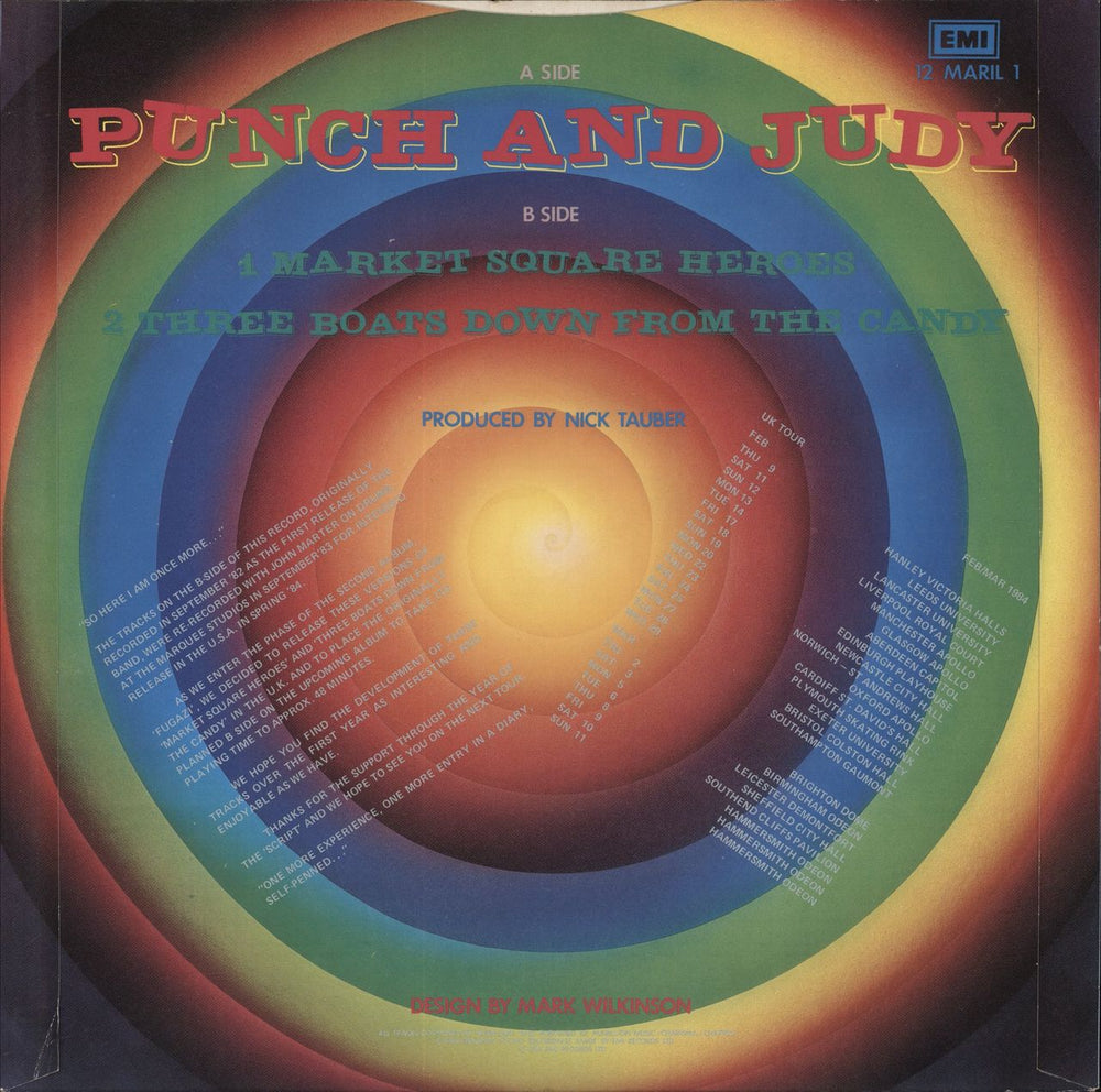 Marillion Punch And Judy UK 12" vinyl single (12 inch record / Maxi-single)