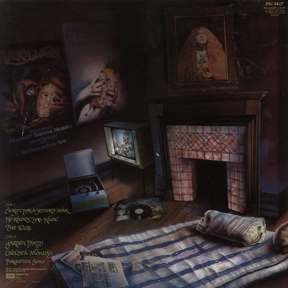 Marillion Script For A Jester's Tear - Autographed UK vinyl LP album (LP record)