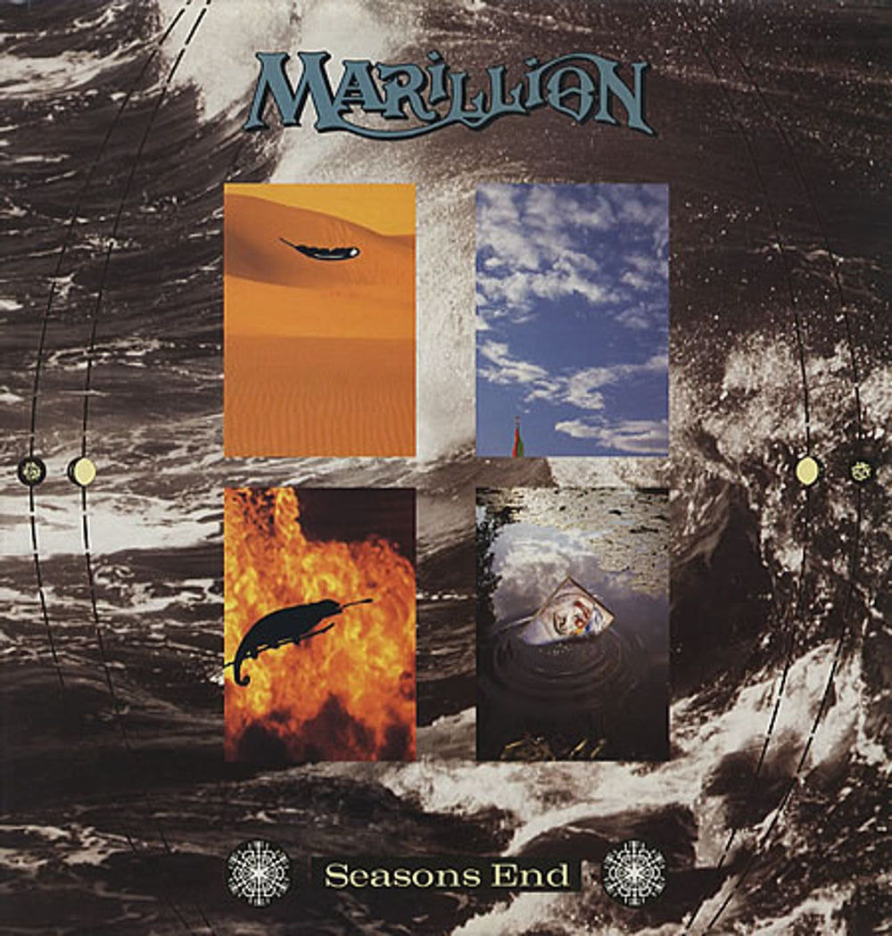 Marillion Seasons End UK vinyl LP album (LP record) EMD1011