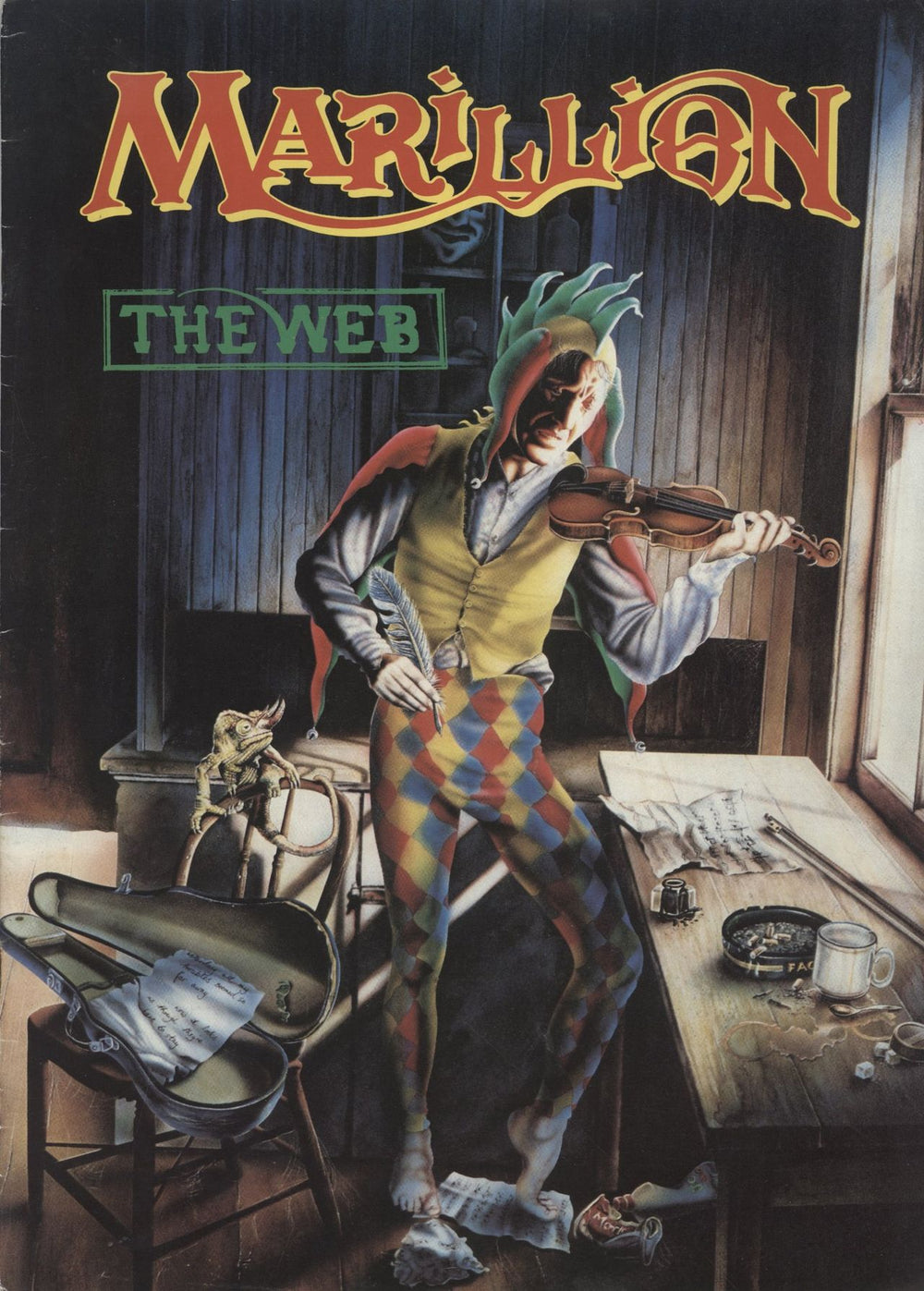 Marillion The Web UK tour programme TOUR PROGRAMME