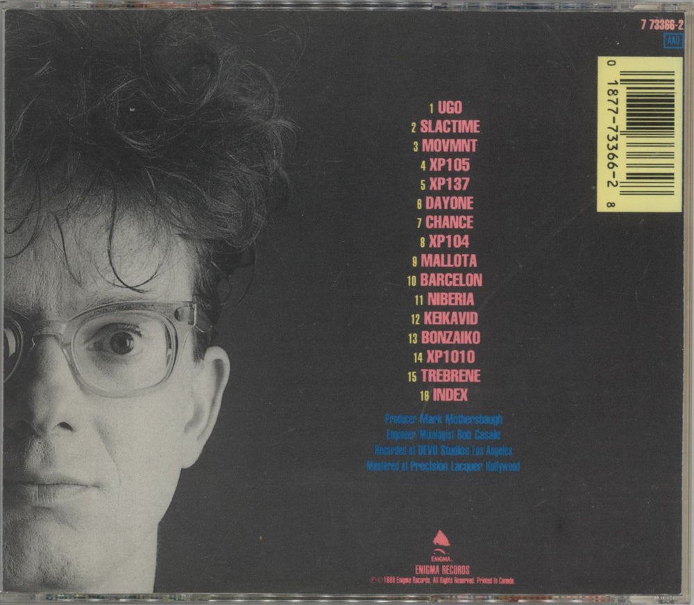 Mark Mothersbaugh Muzik For Insomniaks Volume 2 US CD album (CDLP) 018777336628