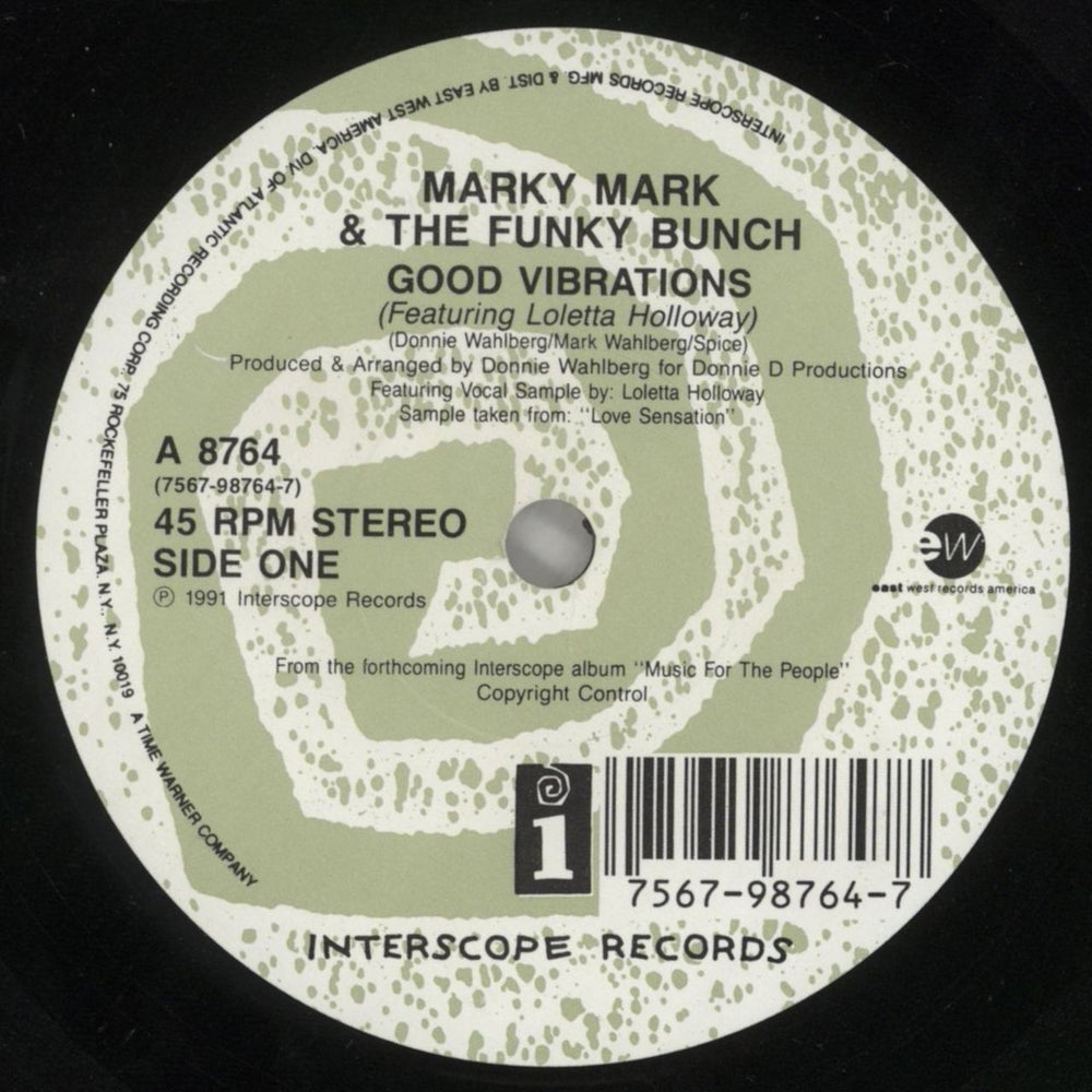 Marky Mark Good Vibrations - P/S UK 7" vinyl single (7 inch record / 45) MKY07GO615678