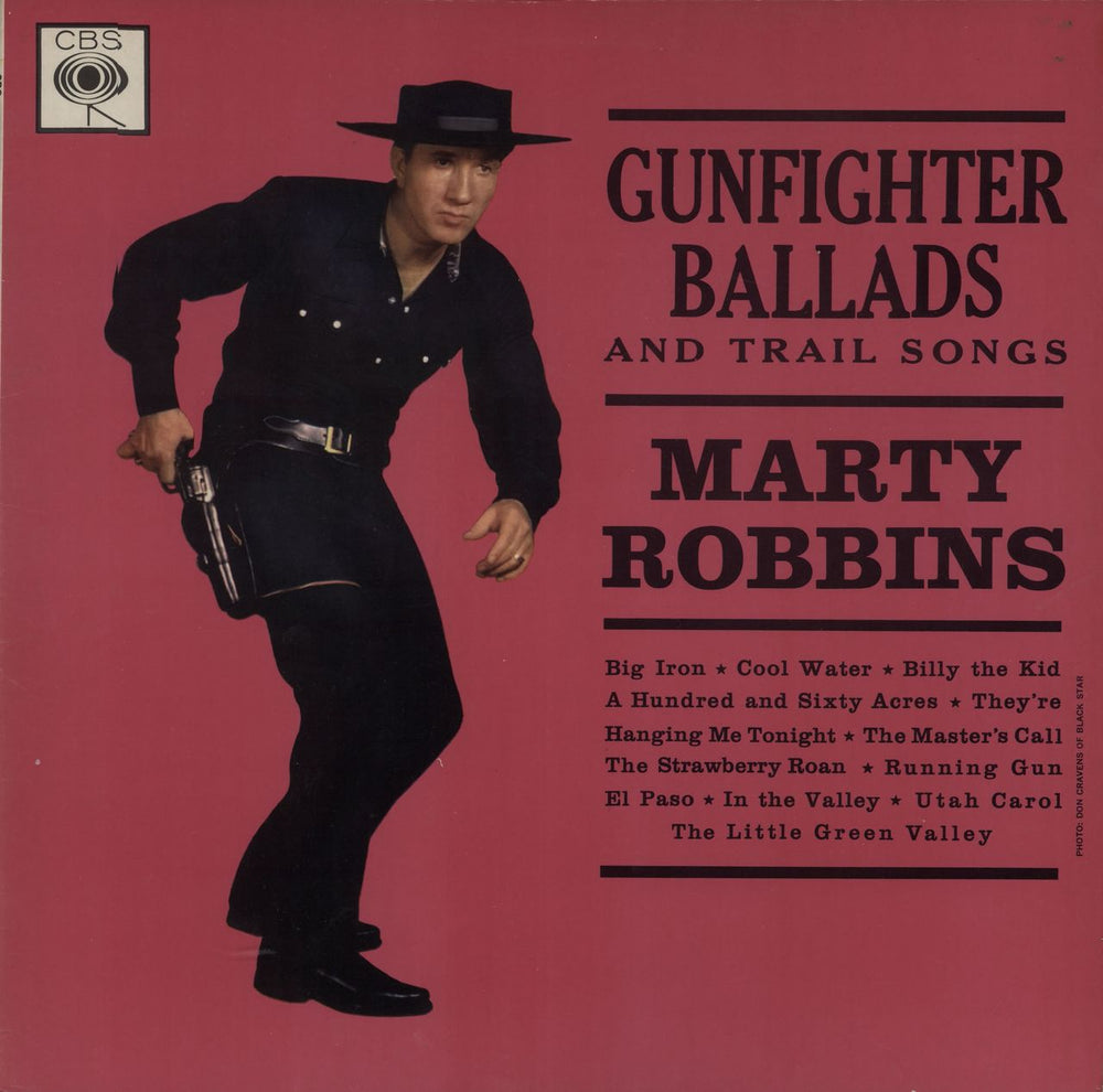 Marty Robbins Gunfighter Ballads And Trail Songs UK vinyl LP album (LP record) BPG62359