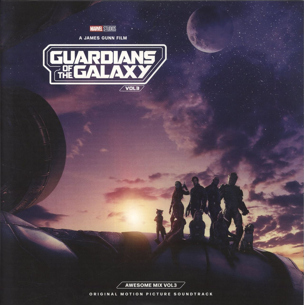 Marvel Guardians Of The Galaxy Vol. 3 UK 2-LP vinyl record set (Double LP Album) D004161901