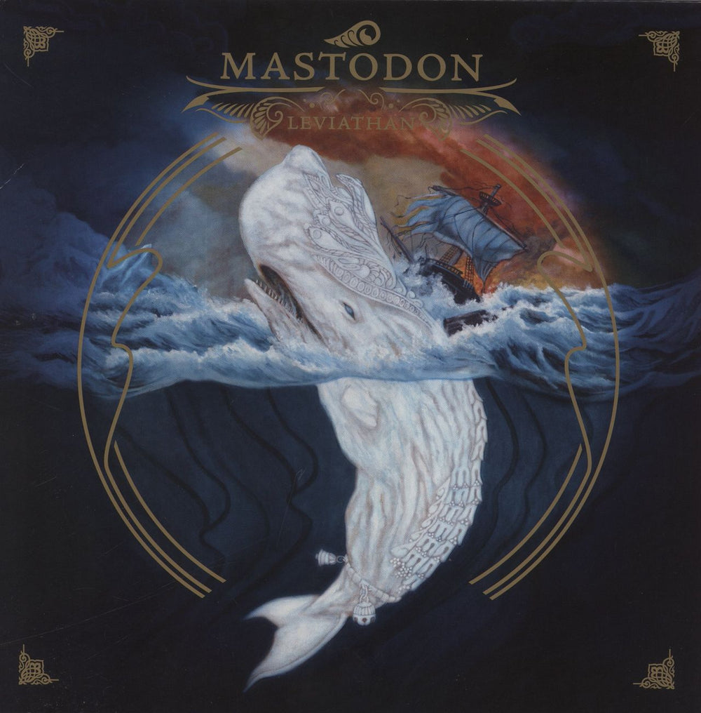 Mastodon Leviathan - Bone White Vinyl US vinyl LP album (LP record) RR 6622-1