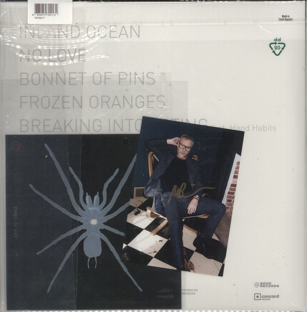 Matt Berninger Get Sunk - Sky Blue Vinyl - Sealed + Autographed Print & 7" X-Ray Fllexidisc UK vinyl LP album (LP record)