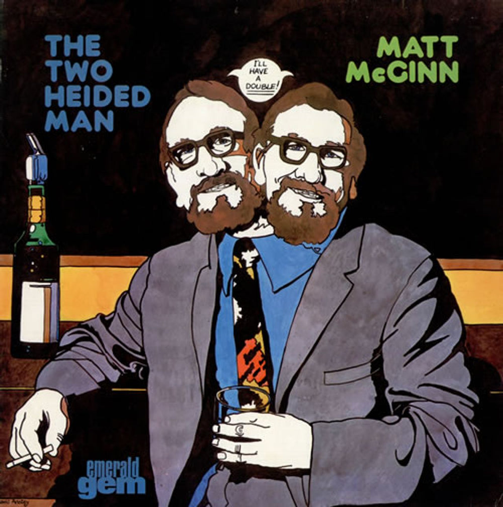Matt McGinn The Two Heided Man UK vinyl LP album (LP record) GES1079