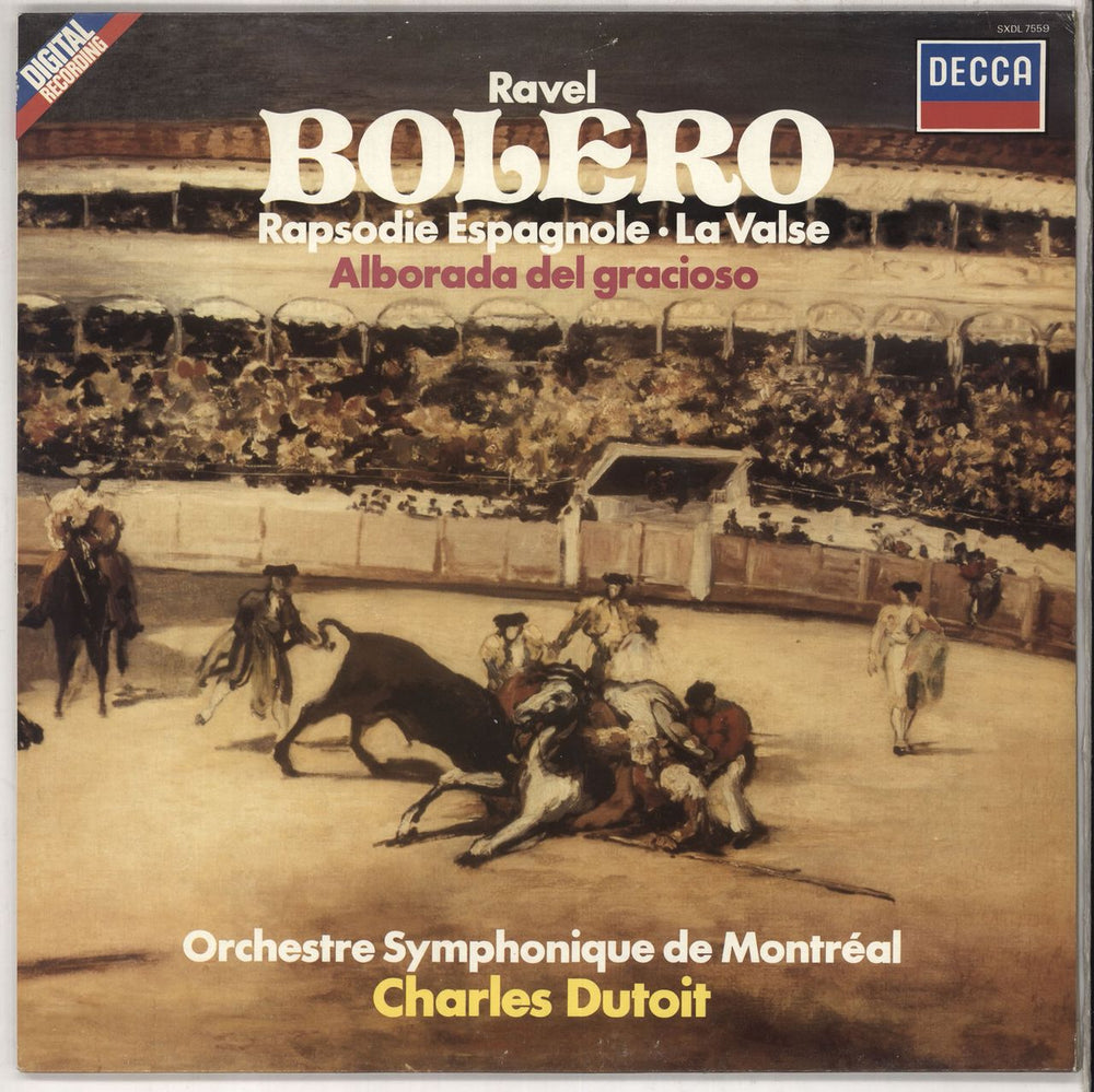 Maurice Ravel Bolero / Rapsodie Espagnole / La Valse / Alborada Del Gracioso UK vinyl LP album (LP record) SXDL7559