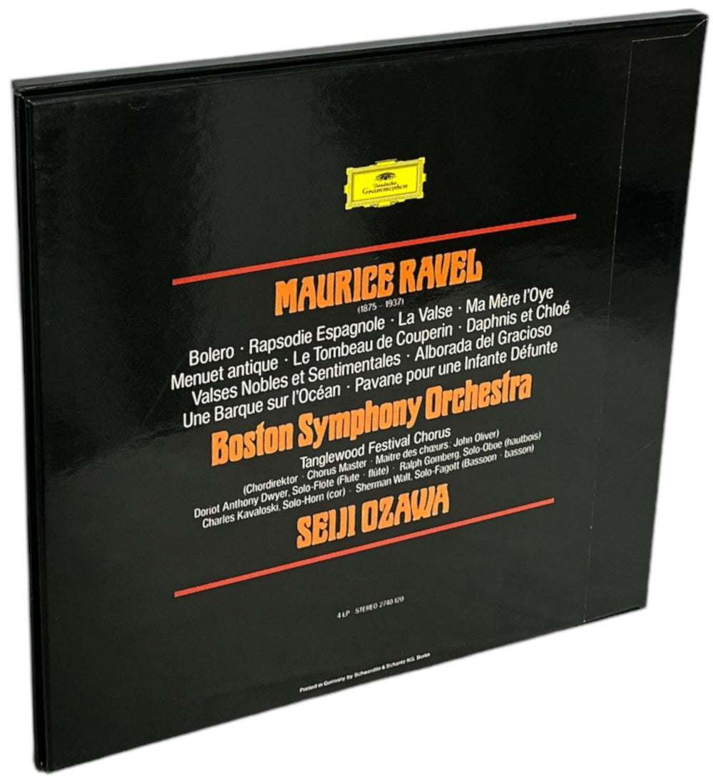 Maurice Ravel Orchestral Works German Vinyl Box Set