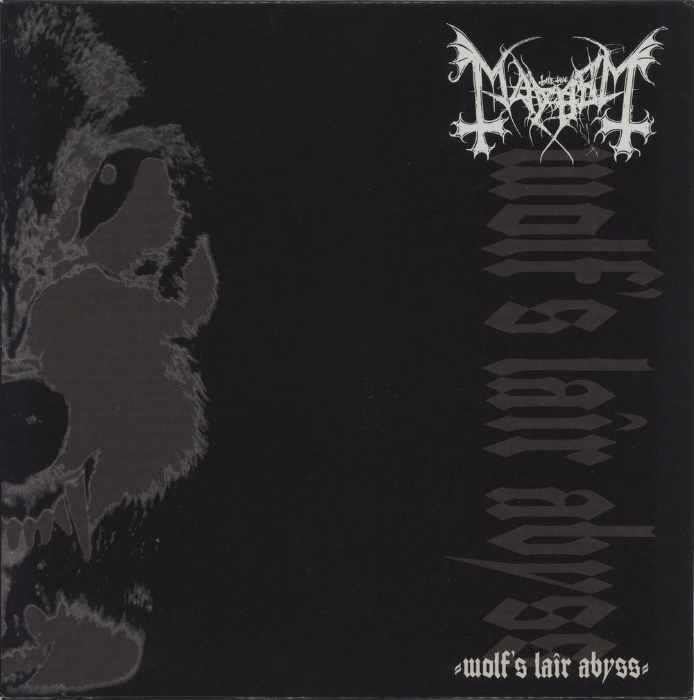 Mayhem Wolf's Lair Abyss - Clear vinyl Dutch vinyl LP album (LP record) SSR132LP