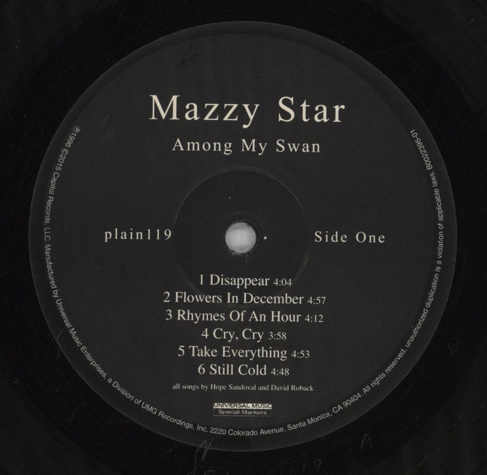 Mazzy Star Among My Swan - 180g US vinyl LP album (LP record) MZZLPAM842318