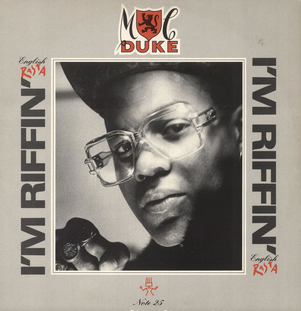 MC Duke I'm Riffin' (English Rasta) UK 12" vinyl single (12 inch record / Maxi-single) NOTE25
