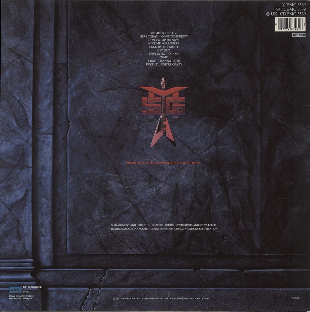 McAuley Schenker Group Perfect Timing - EX UK vinyl LP album (LP record) 077774834612