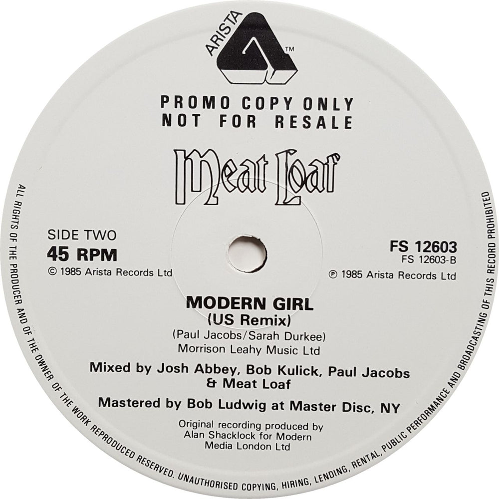 Meat Loaf Bat Out Of Hell - Live UK Promo 12" vinyl single (12 inch record / Maxi-single) MEA12BA109601