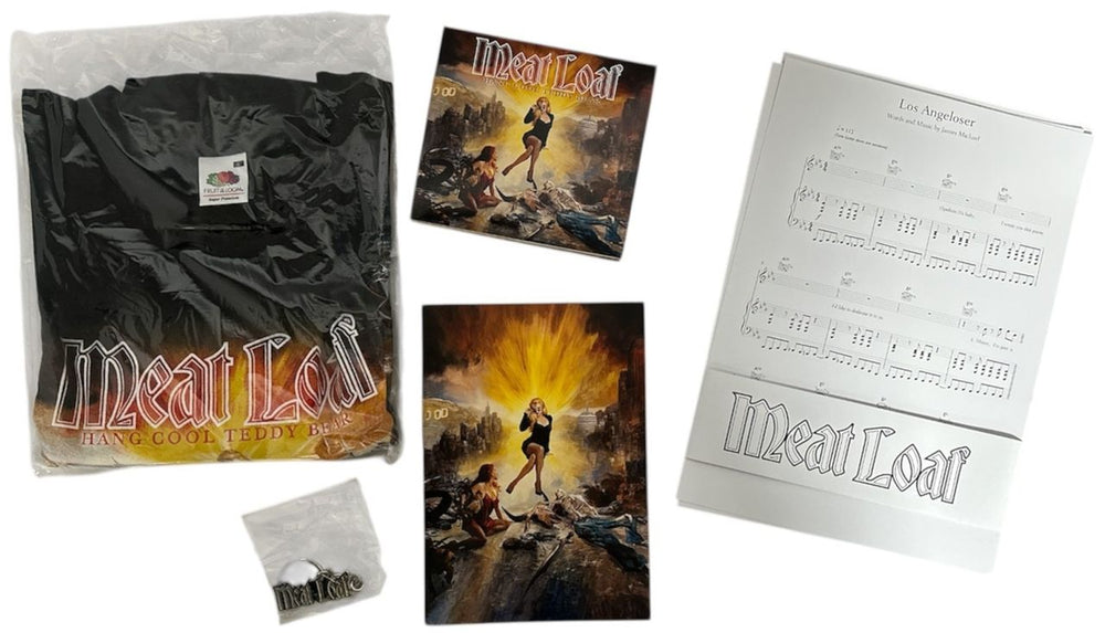 Meat Loaf Hang Cool Teddy Bear UK CD Album Box Set MEADXHA864953