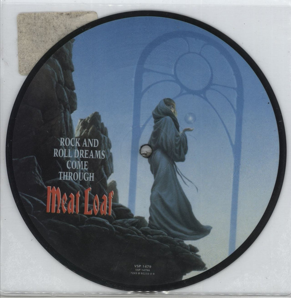 Meat Loaf Rock & Roll Dreams Come Through UK 7" vinyl picture disc (7 inch picture disc single) VSP1479