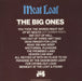 Meat Loaf The Big Ones Australian vinyl LP album (LP record)