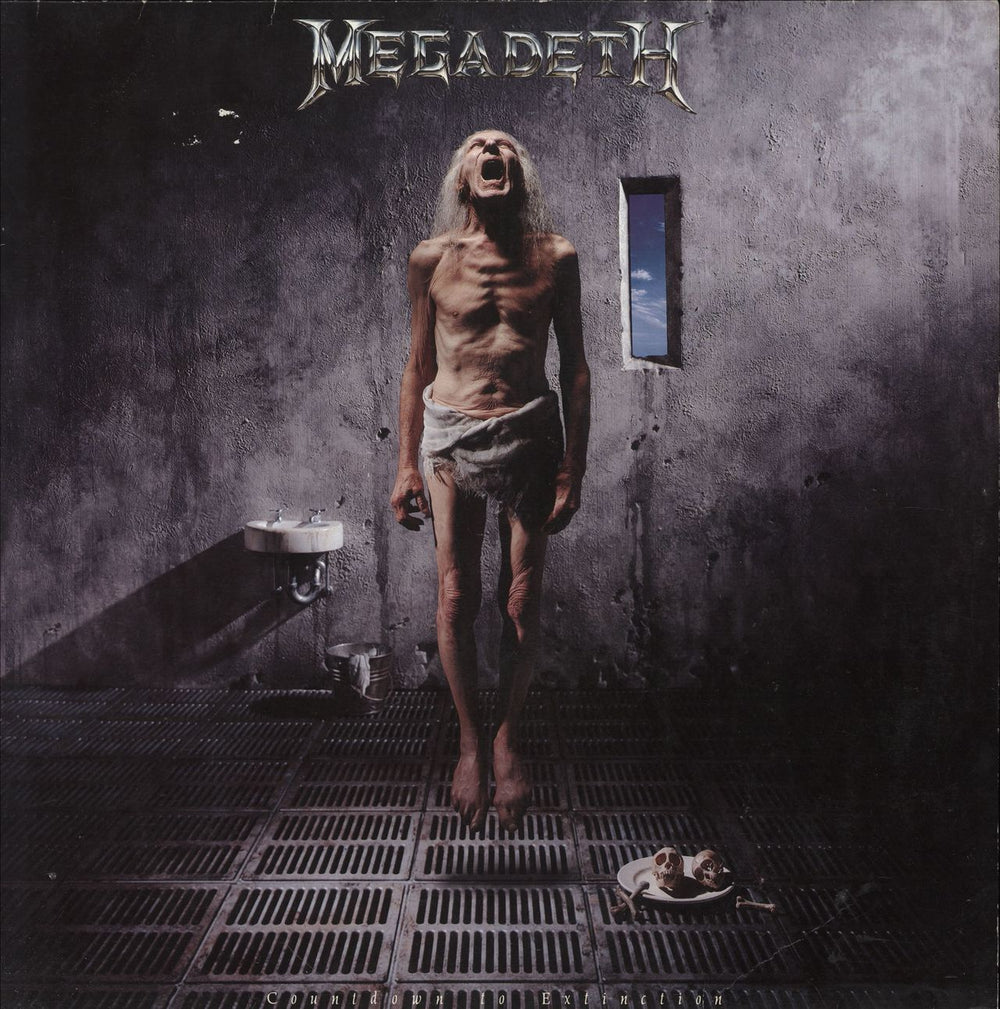 Megadeth Countdown To Extinction - VG UK vinyl LP album (LP record) ESTU2175
