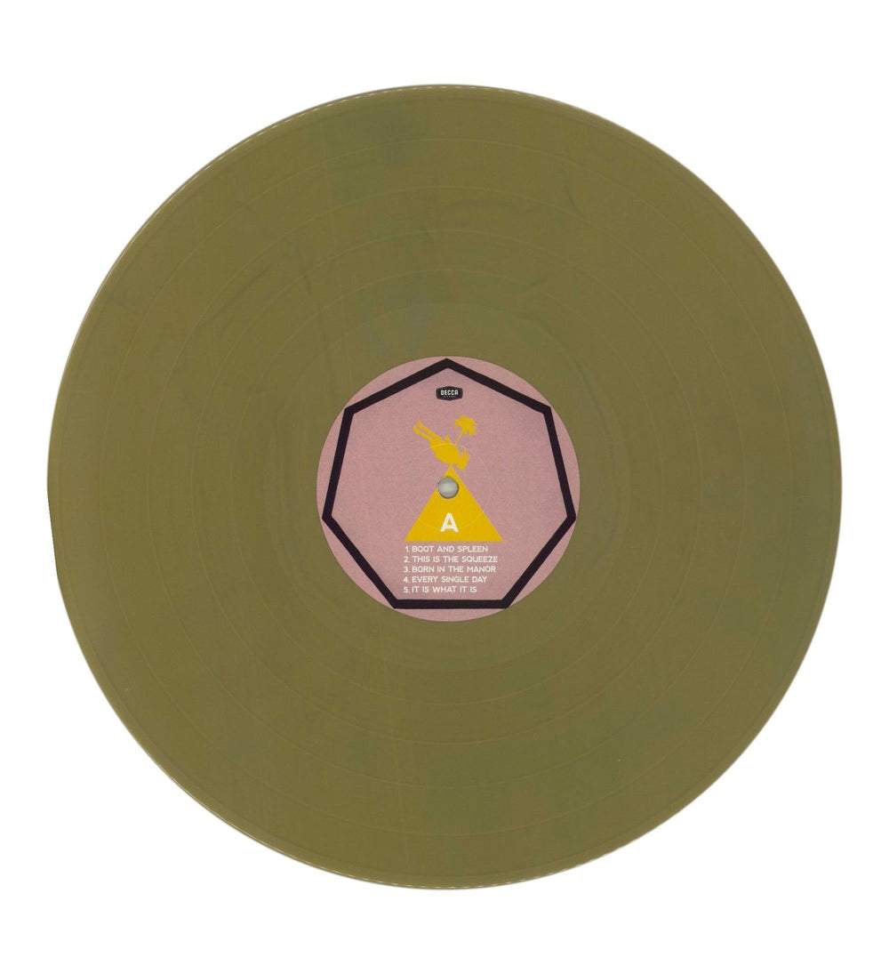 Melt Yourself Down 100% Yes - Gold Vinyl UK vinyl LP album (LP record) 7K8LPYE858568