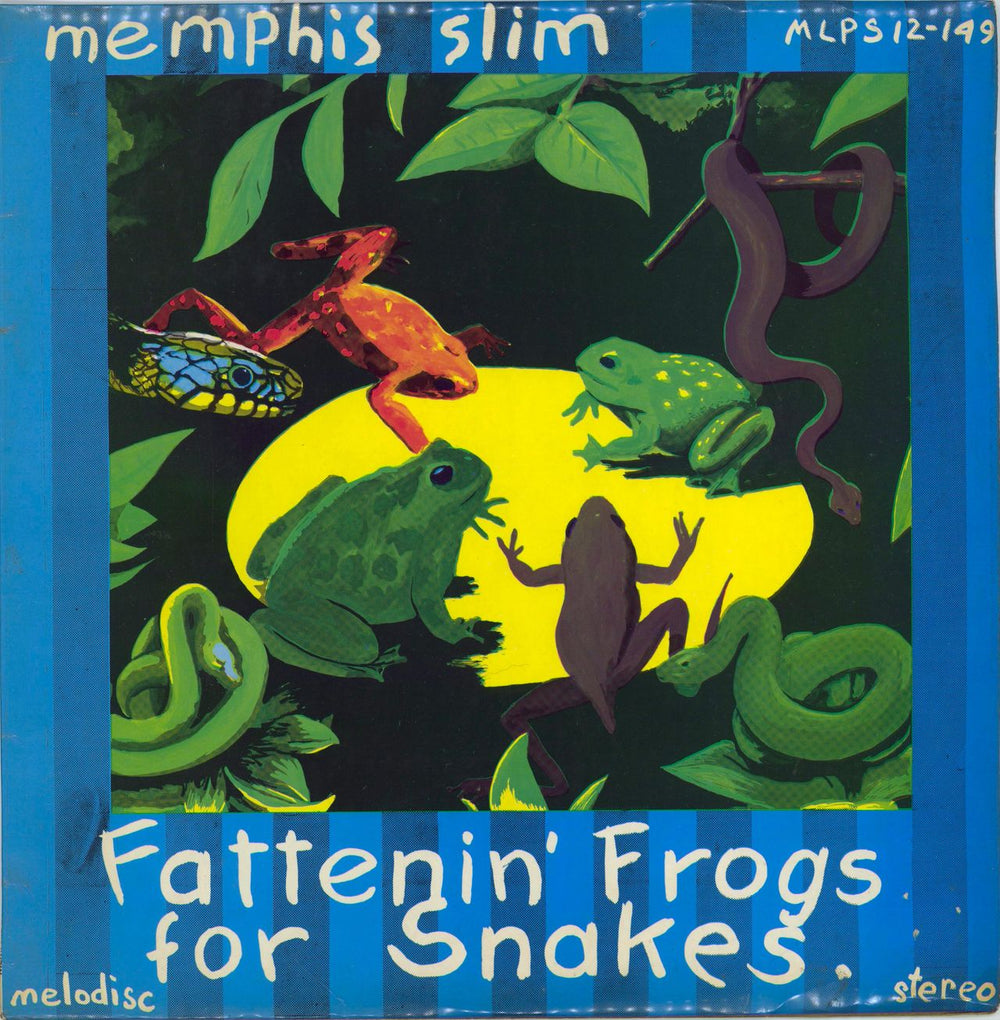 Memphis Slim Fattenin' Frogs For Snakes UK vinyl LP album (LP record) MLPS12-149