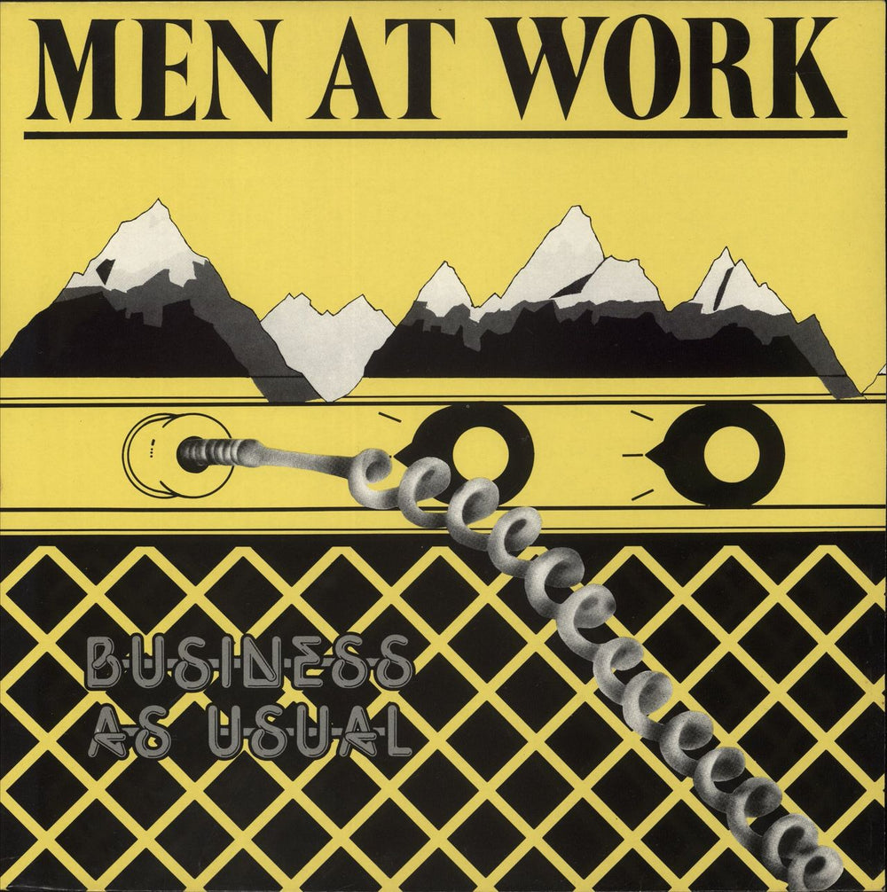 Men At Work Business As Usual UK vinyl LP album (LP record) EPC85669