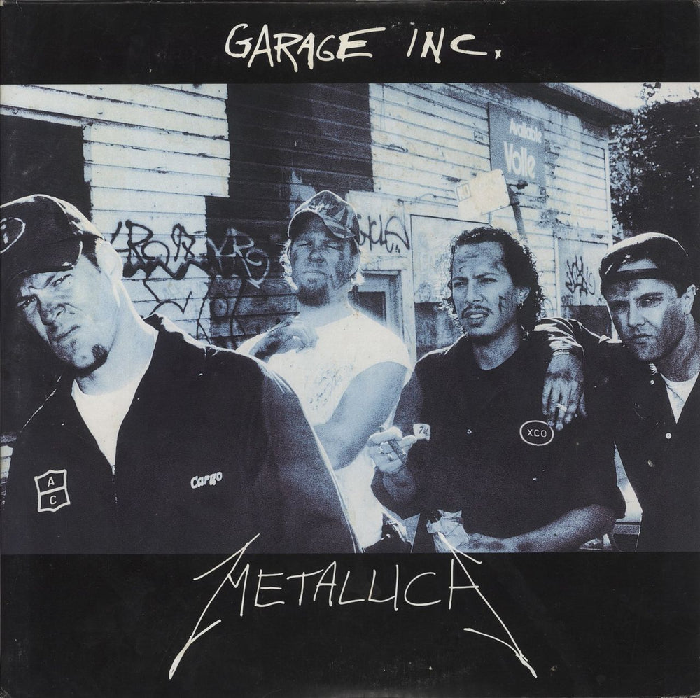 Metallica Garage Inc. - VG UK 3-LP vinyl record set (Triple LP Album) BLCKND013-1