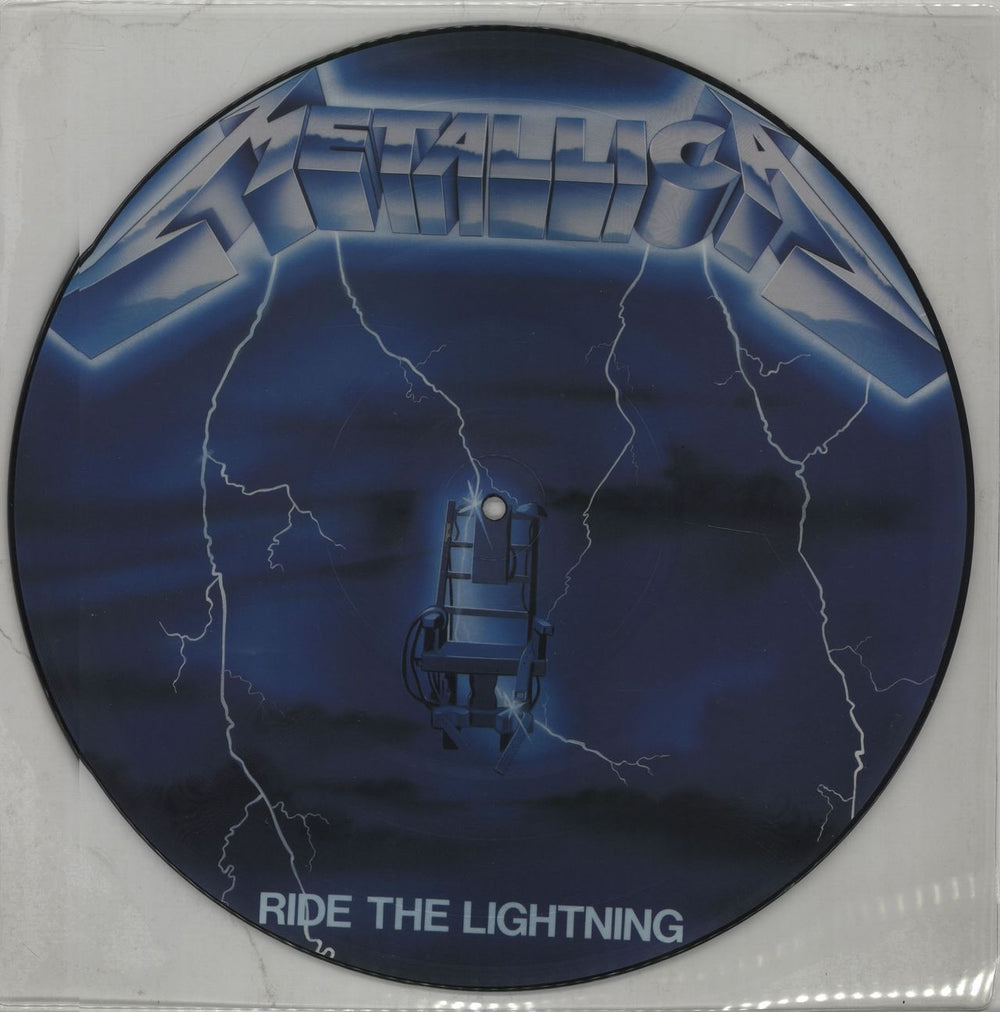 Metallica Ride The Lightning - No Barcode UK picture disc LP (vinyl picture disc album) MFN27P