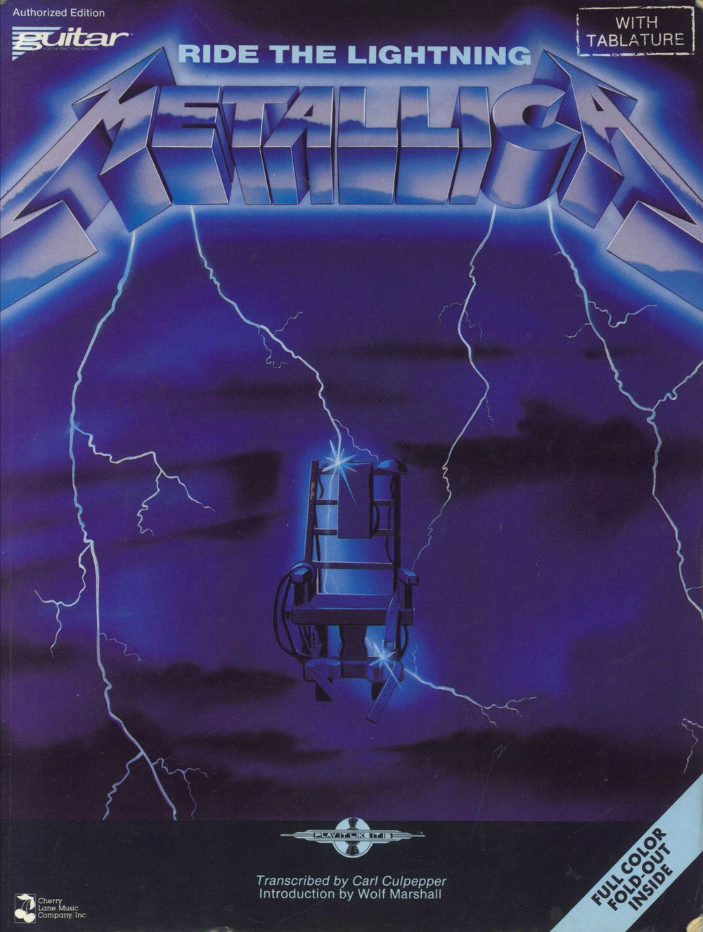 Metallica Ride The Lightning US book 0-89524-494-2