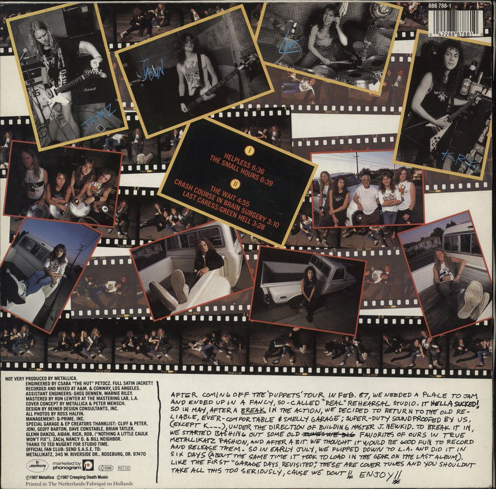 Metallica The $5.98 E.P. Garage Days Re-Revisited Dutch 12" vinyl single (12 inch record / Maxi-single) 042288878810