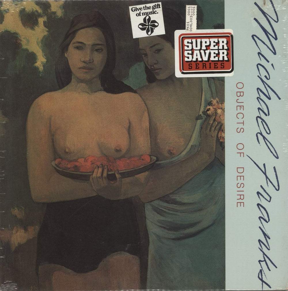 Michael Franks Objects Of Desire - shrink US vinyl LP album (LP record) BSK3648