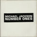Michael Jackson Number Ones US Promo 2-LP vinyl record set (Double LP Album) 57429-S1