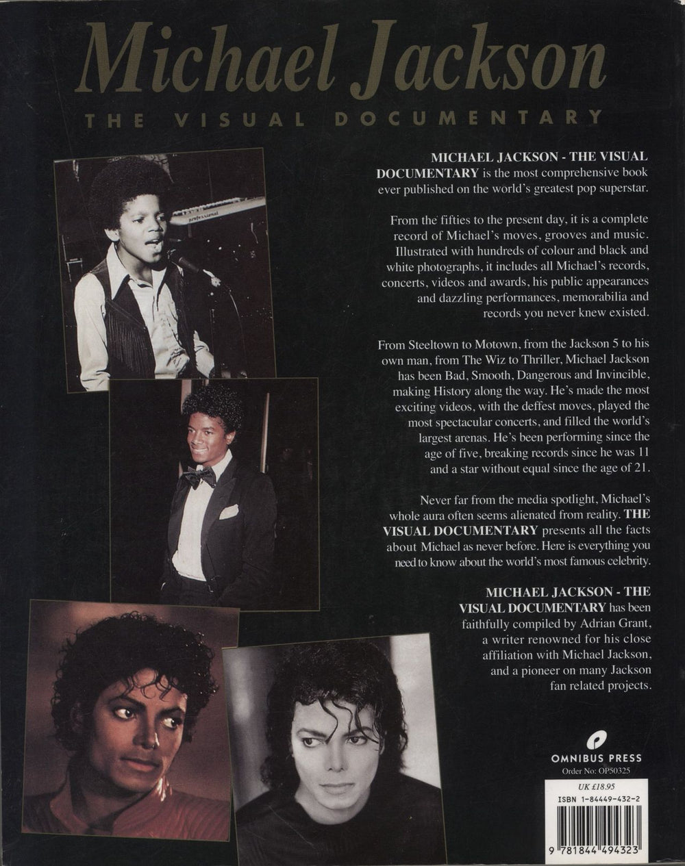 Michael Jackson The Visual Documentary UK book 9781844494323