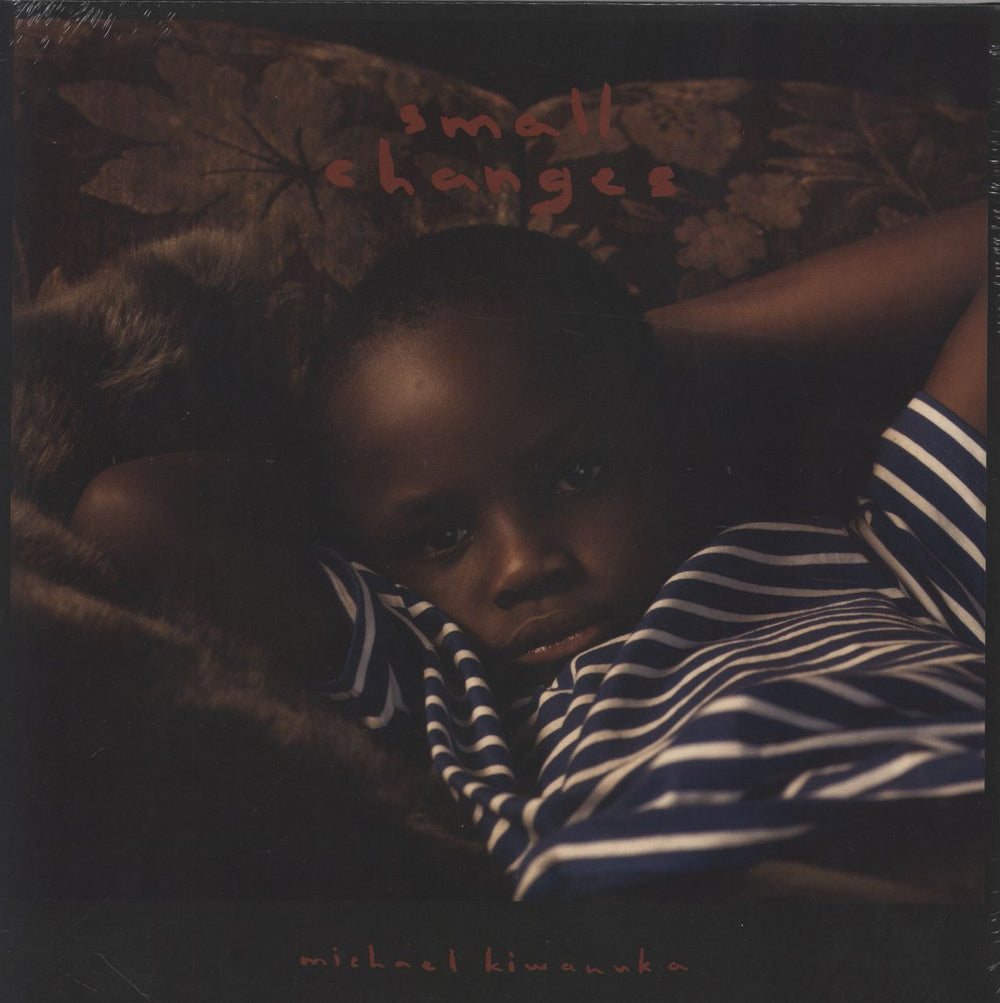 Michael Kiwanuka Small Changes: Amazon Exclusive - White Blue Marbled Vinyl - Sealed UK vinyl LP album (LP record) 6590478