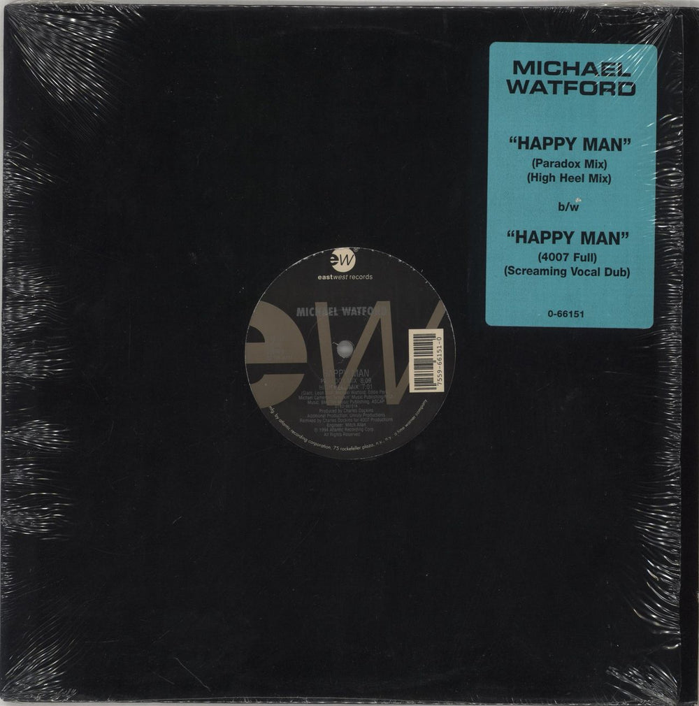 Michael Watford Happy Man US 12" vinyl single (12 inch record / Maxi-single) 0-66151