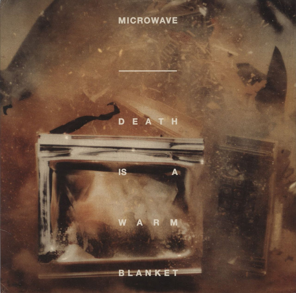 Microwave Death Is A Warm Blanket - 1st - Half Beer / Half Orange Vinyl US vinyl LP album (LP record) PNE252