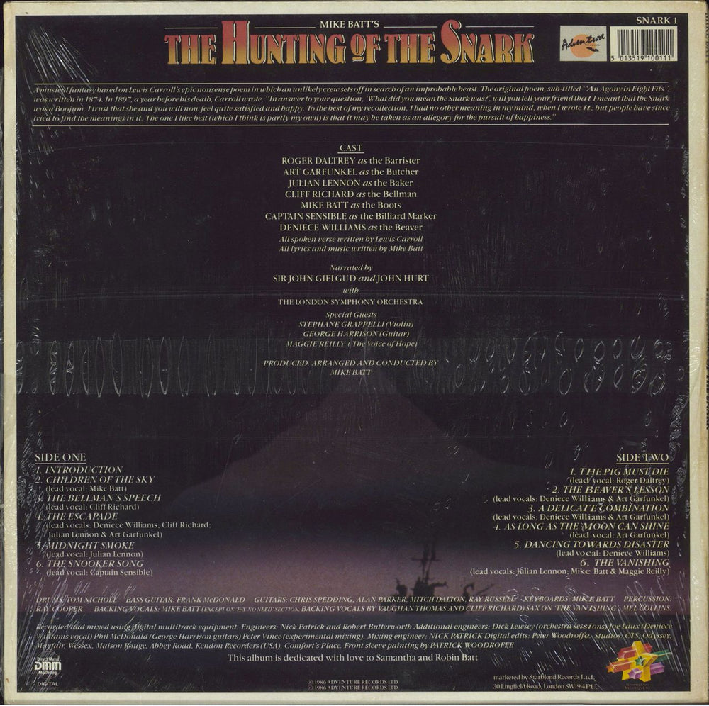 Mike Batt The Hunting Of The Snark - Shrink UK vinyl LP album (LP record) 5013519100111