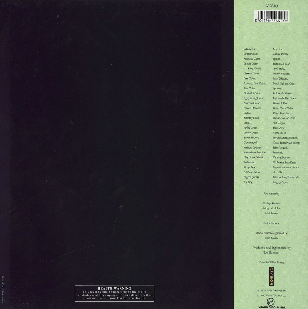 Mike Oldfield Amarok UK vinyl LP album (LP record) 5012981264017