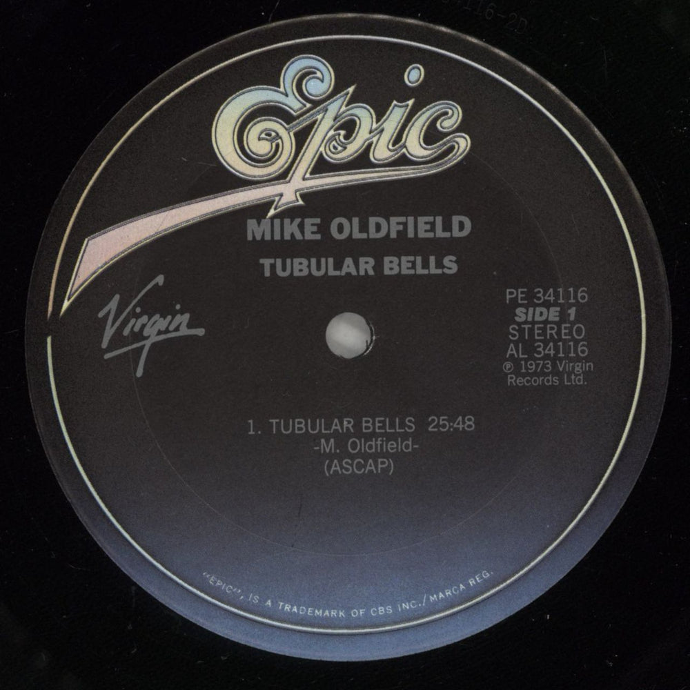 Mike Oldfield Tubular Bells US vinyl LP album (LP record) OLDLPTU877420