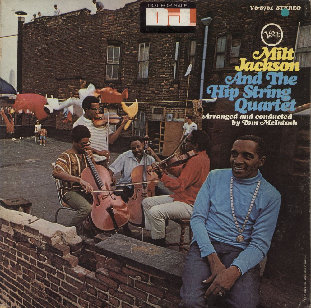 Milt Jackson Milt Jackson And The Hip String Quartet US Promo vinyl LP album (LP record) V6-8761
