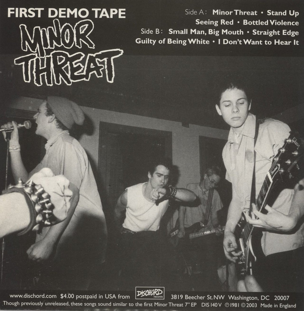 Minor Threat First Demo Tape - Purple Vinyl US 7" vinyl single (7 inch record / 45)