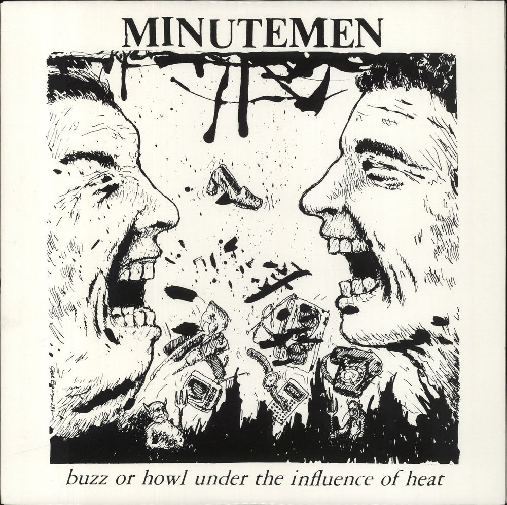 Minutemen Buzz Or Howl Under The Influence Of Heat US 12" vinyl single (12 inch record / Maxi-single) SST016